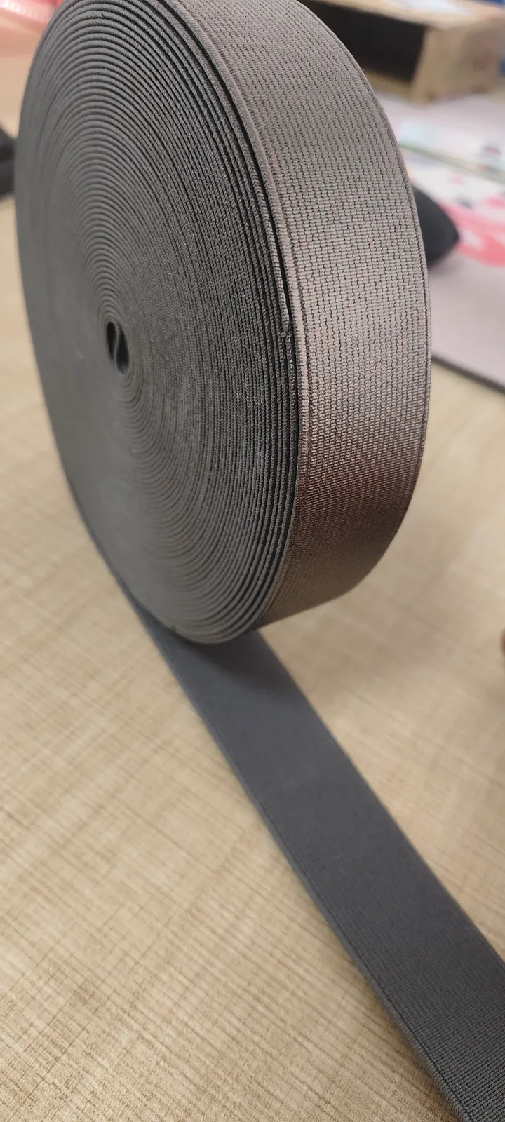 30mm silver foil polyester elastic band roll